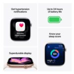 APPLE Watch Series 11 GPS 42 mm Rosa-dourado Alumínio com Bracelete Desportiva Rosa Leve (Tamanho S/M) - Image 6
