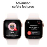 APPLE Watch Series 11 GPS 42 mm Rosa-dourado Alumínio com Bracelete Desportiva Rosa Leve (Tamanho S/M) - Image 4