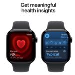 APPLE Watch Series 11 GPS 46 mm Preto Brilhante Alumínio com Bracelete Desportiva Preta (Tamanho M/L) - Image 3